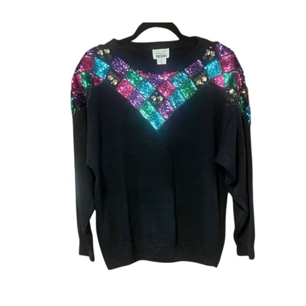Mister Noah Vintage Sequin‎ And Beaded Sweater